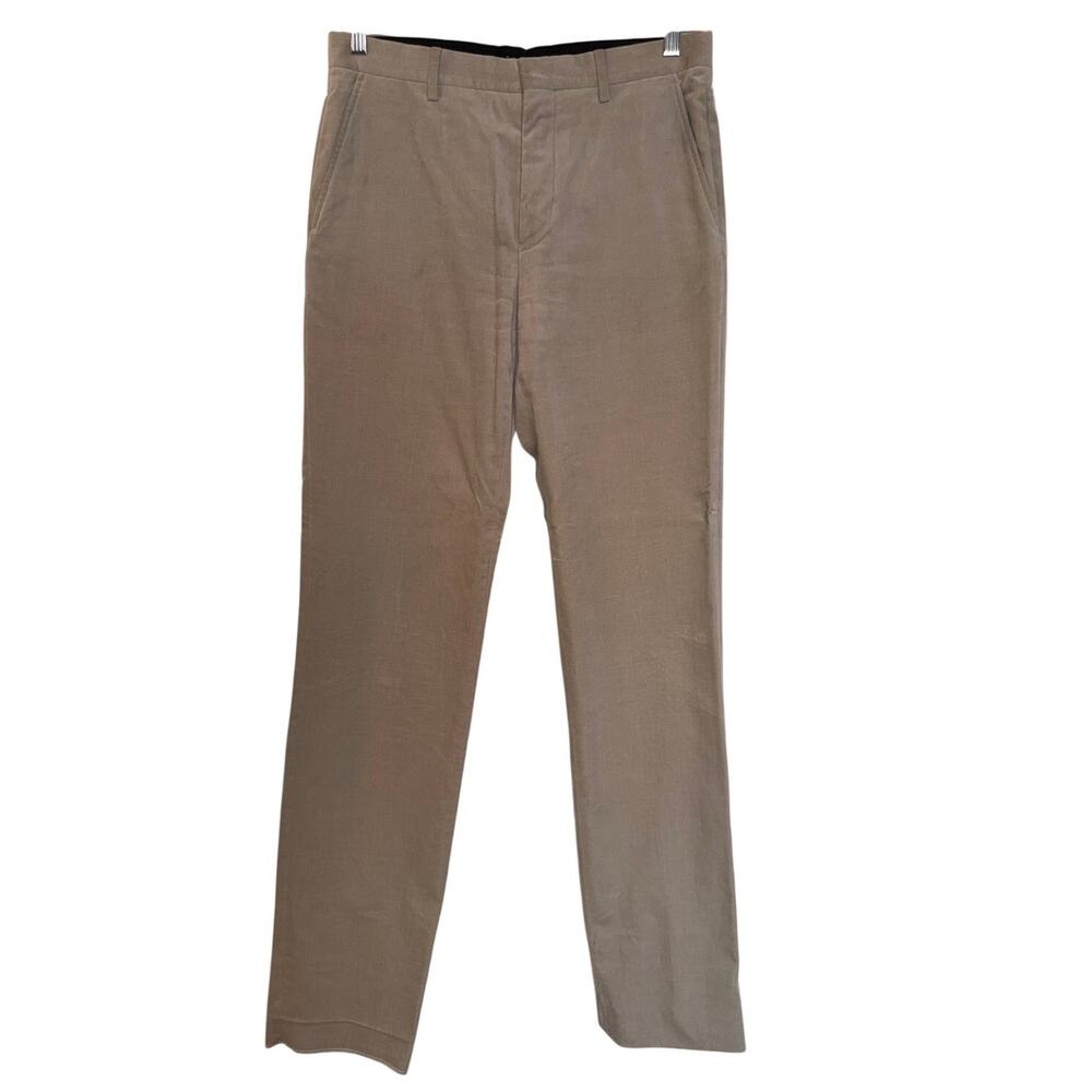 Dries Van Noten Beige Suede Chinos